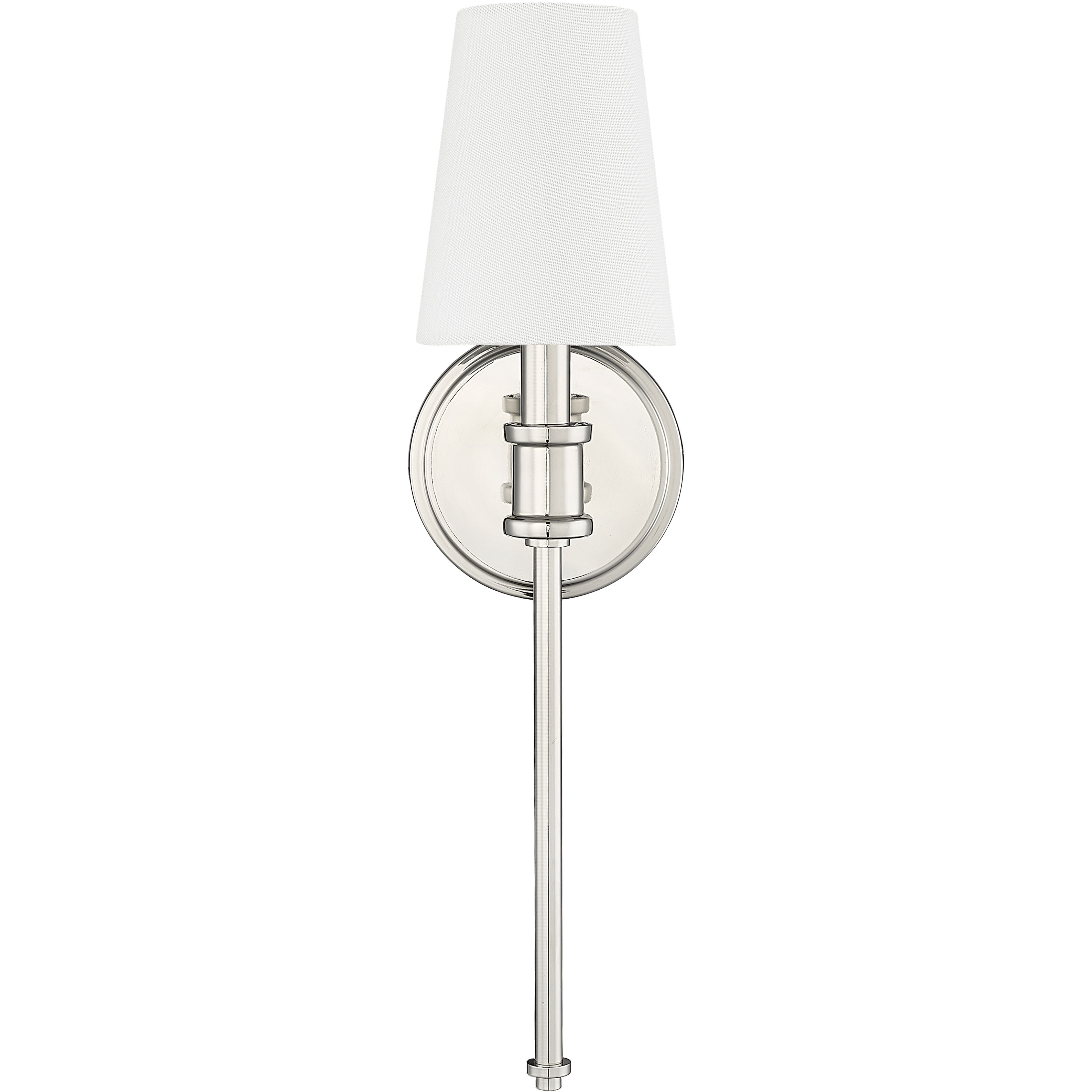 Adorra Wall Sconce Wall Light in Polished Nickel